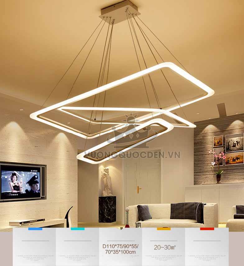  Đèn thả LED hình vuông hiện đại PJ355-10